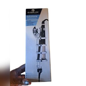 🆕️Everloc Hair styling curler straightener holder in metal chrome finish